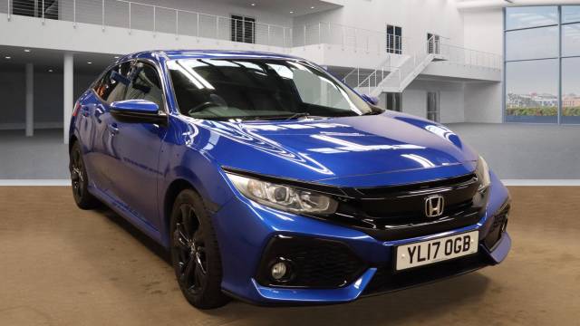 Honda Civic 1.0 VTEC Turbo SR CVT Euro 6 (s/s) 5dr Hatchback Petrol Blue